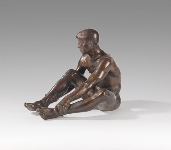 Paul Egon Schiffers - Sitzender Sportler - Weitere Abbildung