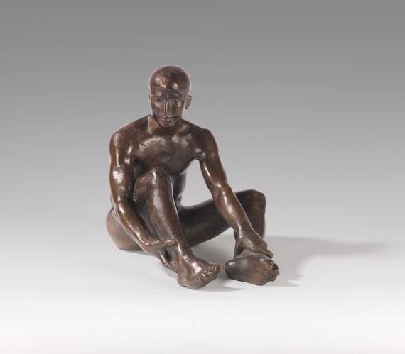 Paul Egon Schiffers - Sitzender Sportler - Weitere Abbildung