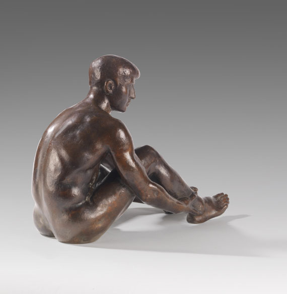 Paul Egon Schiffers - Sitzender Sportler - Weitere Abbildung