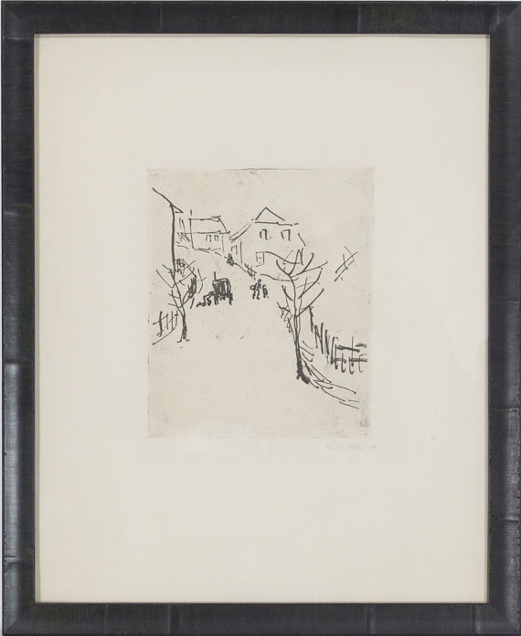 Emil Nolde - Dorfstraße - Rahmenbild