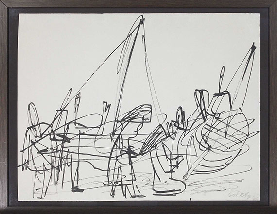 Ernst Wilhelm Nay - Ostseefischer - Rahmenbild