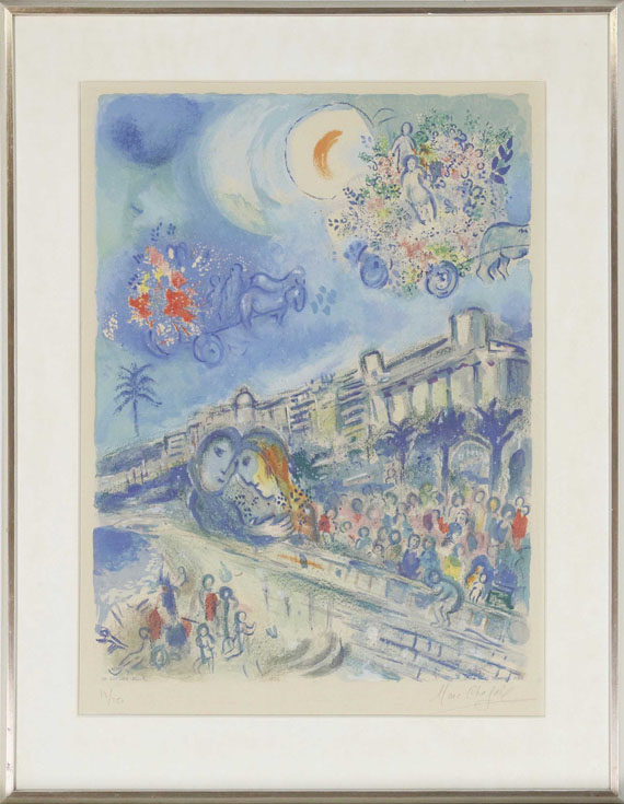 Marc Chagall - Bataille de fleurs - Rahmenbild