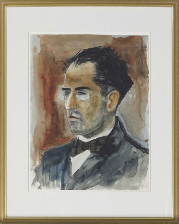 Otto Dix - Bildnis Arthur Kaufmann - Rahmenbild