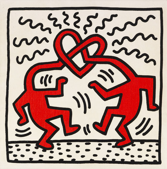 Keith Haring - Untitled (Love)