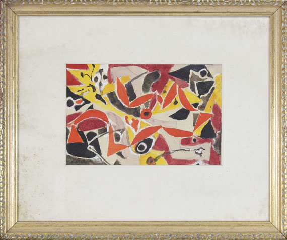 Ernst Wilhelm Nay - Ohne Titel - Rahmenbild