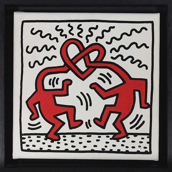 Keith Haring - Untitled (Love) - Rahmenbild