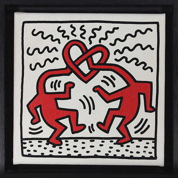 Haring - Untitled (Love)