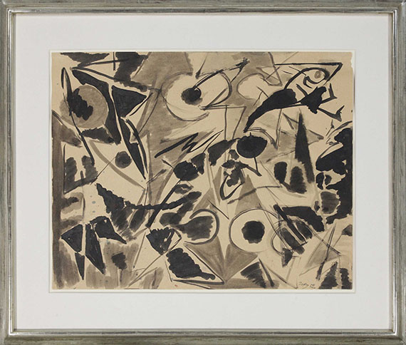 Ernst Wilhelm Nay - Ohne Titel - Rahmenbild
