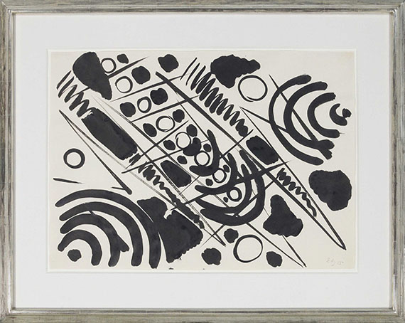 Ernst Wilhelm Nay - Rhythmische Komposition - Rahmenbild