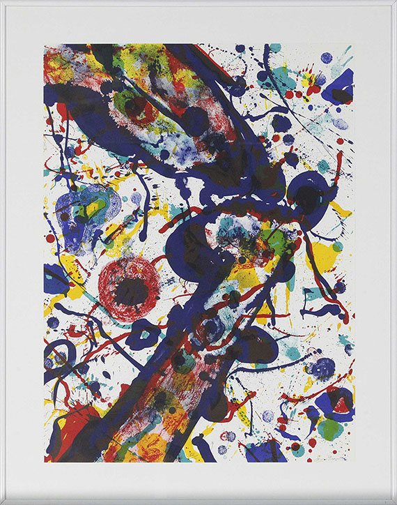 Sam Francis - 3 Bll.: Ohne Titel. Aus Michel Waldbergs Poèmes dans le ciel (SF-313/SF-314/SF-317)