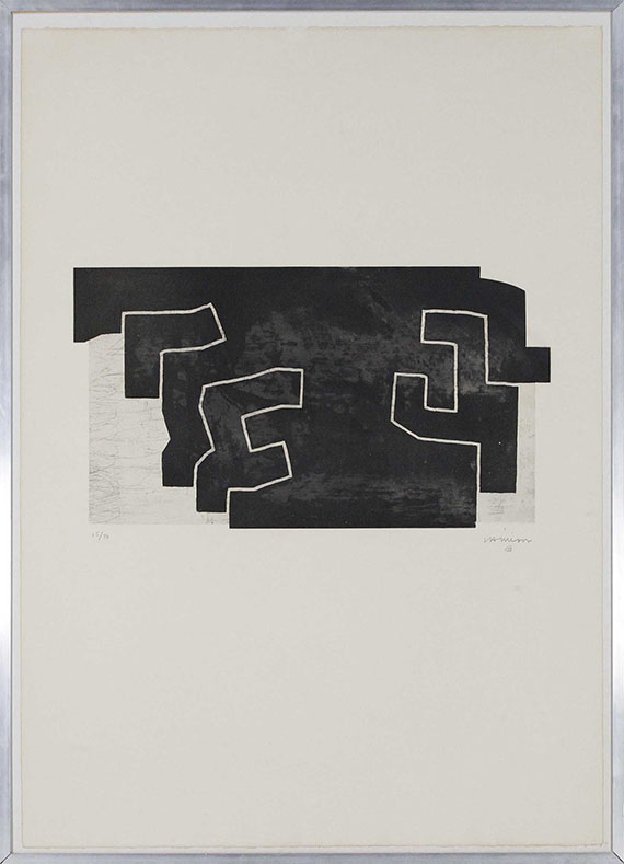 Eduardo Chillida - Egitura - Rahmenbild