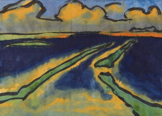 Emil Nolde - Marschlandschaft