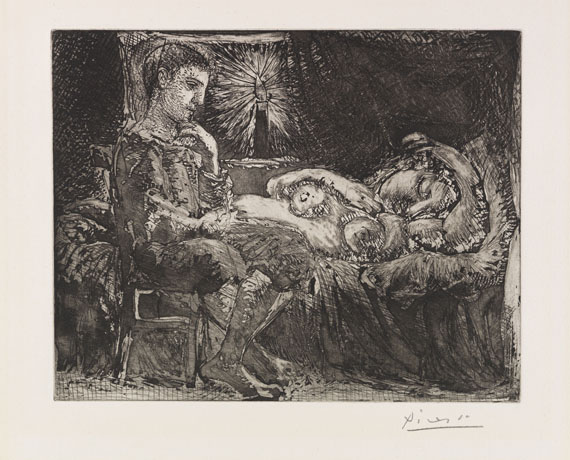 Garçon et dormeuse..., 1934