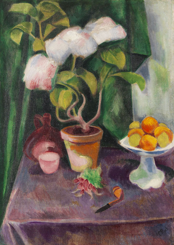 Hermann Max Pechstein - Blumenstillleben