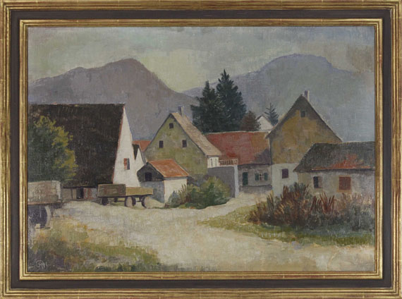 Karl Hofer - Badische Landschaft - Rahmenbild