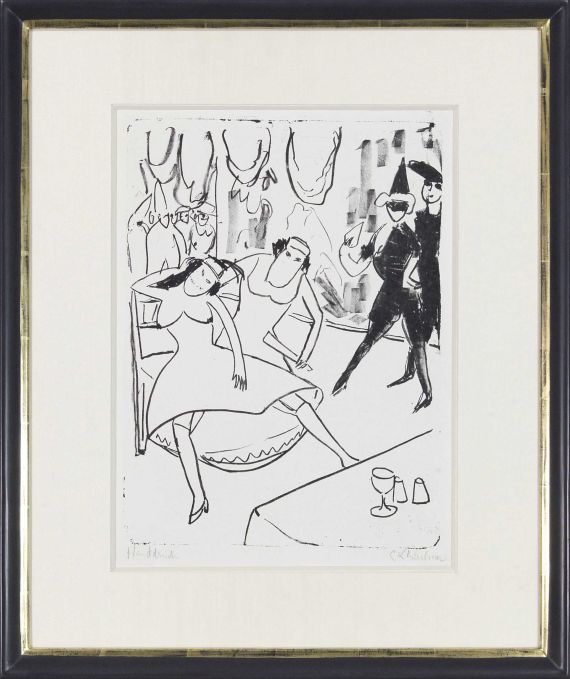 Ernst Ludwig Kirchner - Maskenball - Rahmenbild