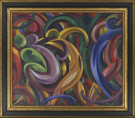 William Wauer - Maskenball (Narrenzug) - Rahmenbild