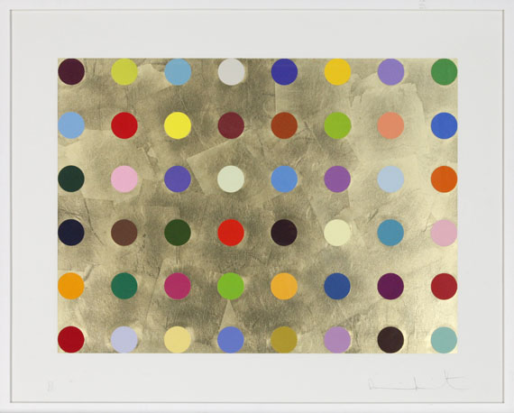 Damien Hirst - Gold Thioglucose - Rahmenbild