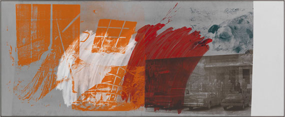 Robert Rauschenberg - County Sweep (Galvanic Suite) - Rahmenbild