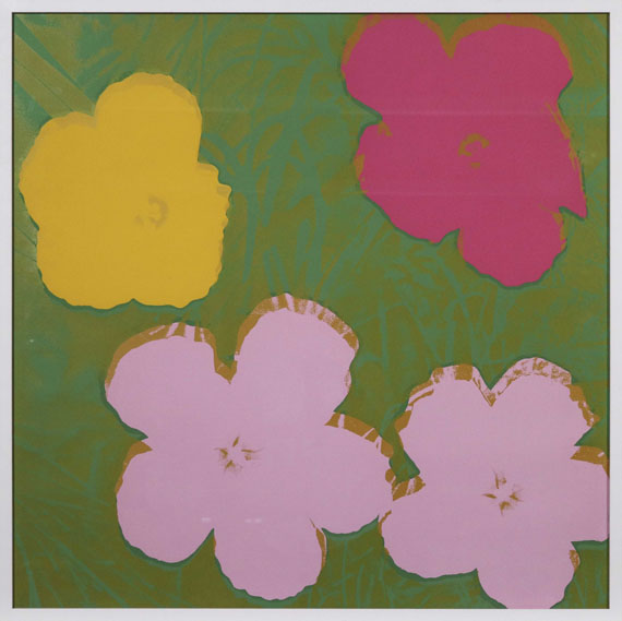 Andy Warhol - Flowers - Rahmenbild