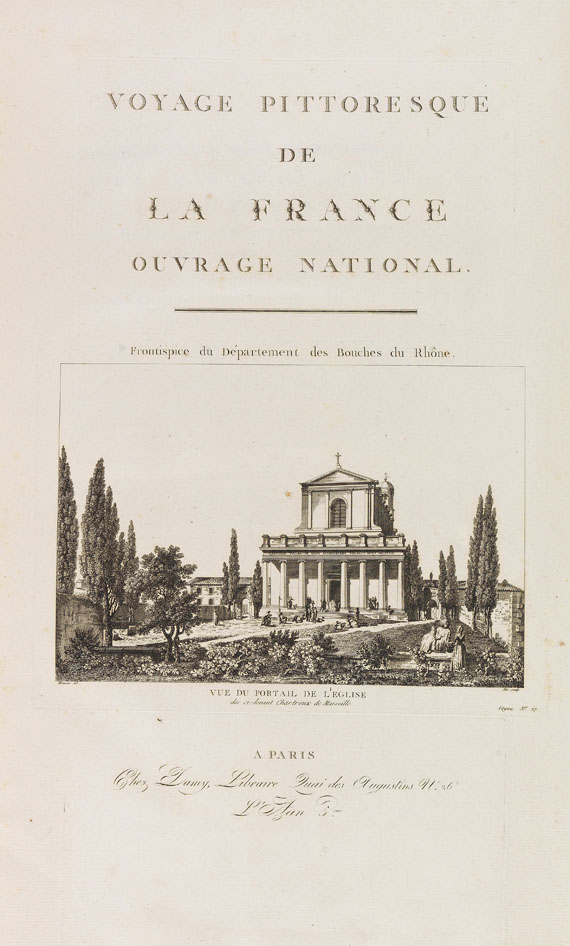 Jean Benjamin de Laborde - Description générale ... de la France. 12 Bände in 10 - Weitere Abbildung