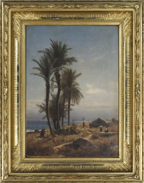 Michael Haubtmann - Mediterrane Landschaft - Rahmenbild