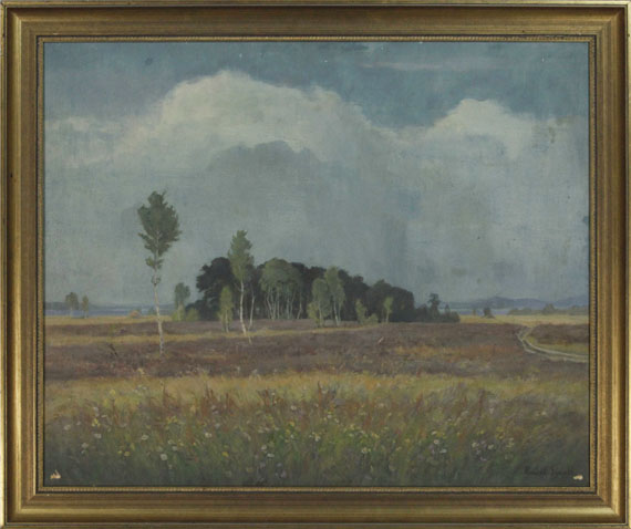 Rudolf Sieck - Im Chiemseemoor - Rahmenbild