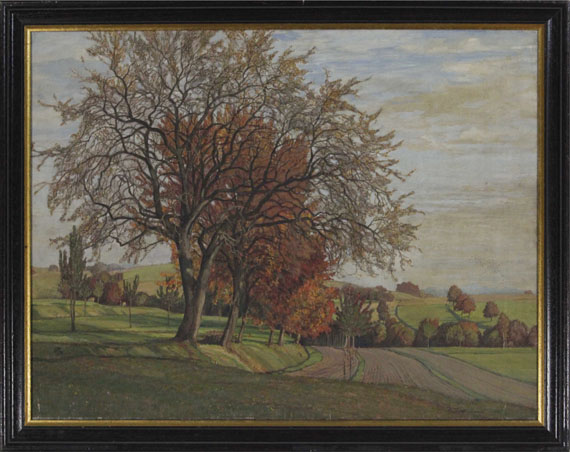 Rudolf Sieck - Herbstliches Chiemgau - Rahmenbild