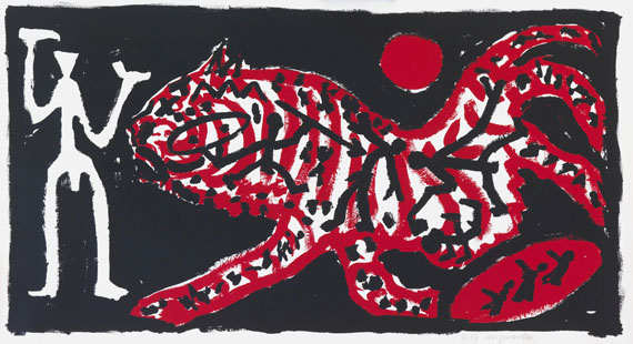 Penck (d.i. Ralf Winkler) - Tiger und Jäger