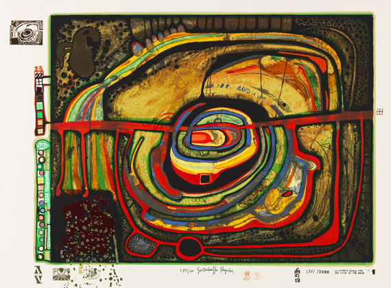 Friedensreich Hundertwasser - Regentag (Look at it on a rainy day) - Weitere Abbildung