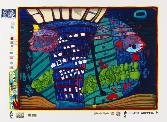 Friedensreich Hundertwasser - Regentag (Look at it on a rainy day)