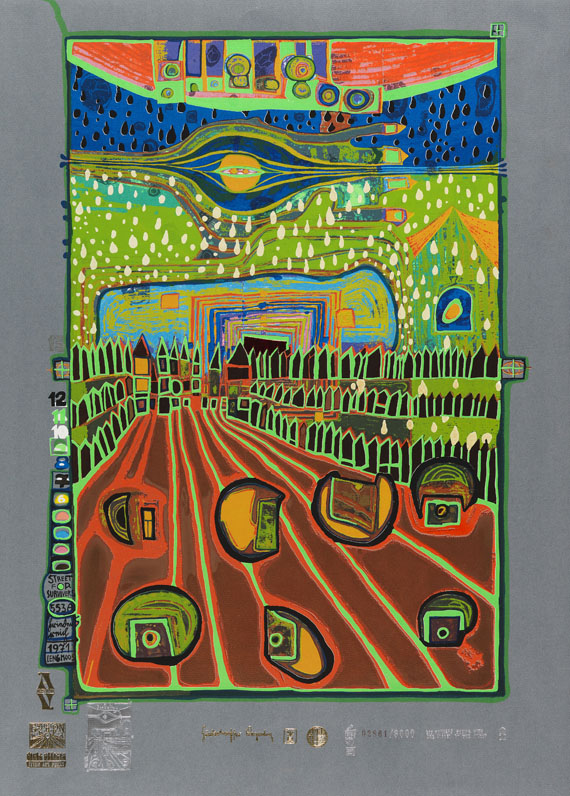 Friedensreich Hundertwasser - Regentag (Look at it on a rainy day)