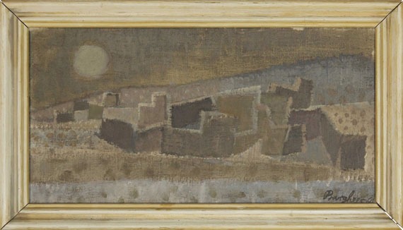 Eduard Bargheer - Oase mit Mond - Rahmenbild