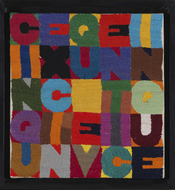 Alighiero e Boetti - Cinque x cinque venticinque - Rahmenbild