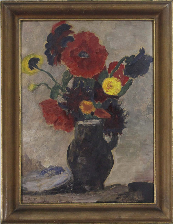 Gabriele Münter - Blumenstillleben - Rahmenbild
