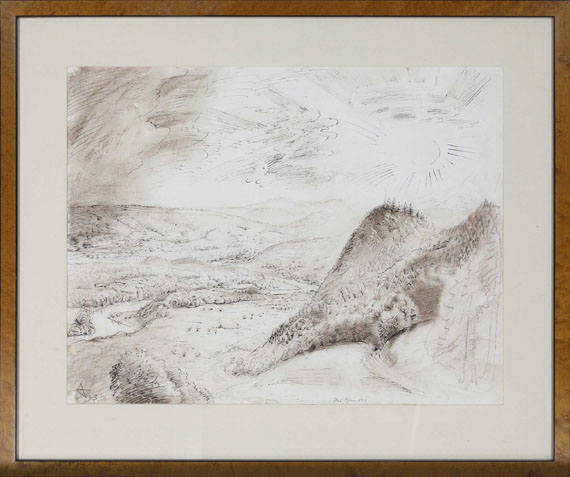 Otto Dix - Das Rheintal - Rahmenbild