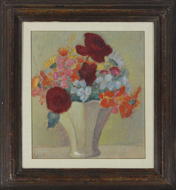 Alexej von Jawlensky - Grosses Stillleben: Helles Bouquet - Rahmenbild