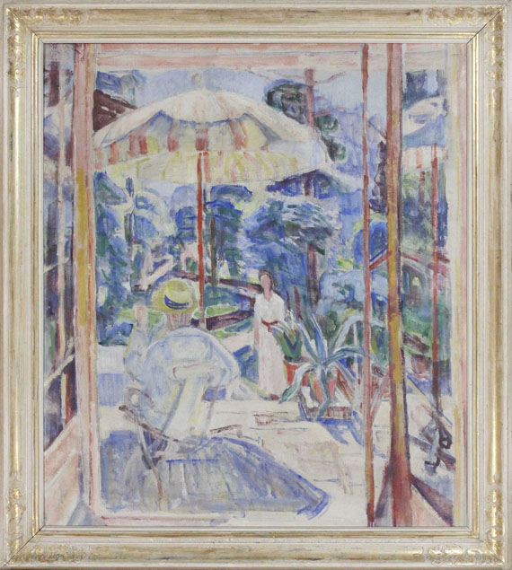 Maria Caspar-Filser - Gartenterrasse - Rahmenbild