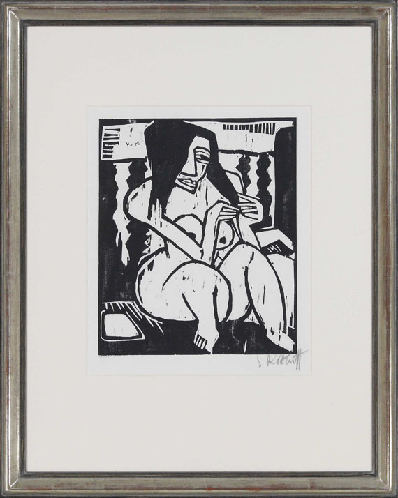 Schmidt-Rottluff - Frau mit aufgelöstem Haar