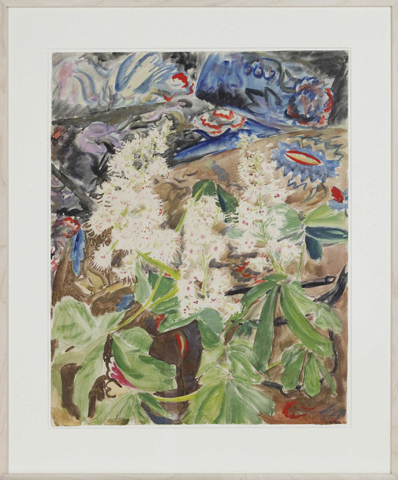 Erich Heckel - Kastanienblüten - Rahmenbild