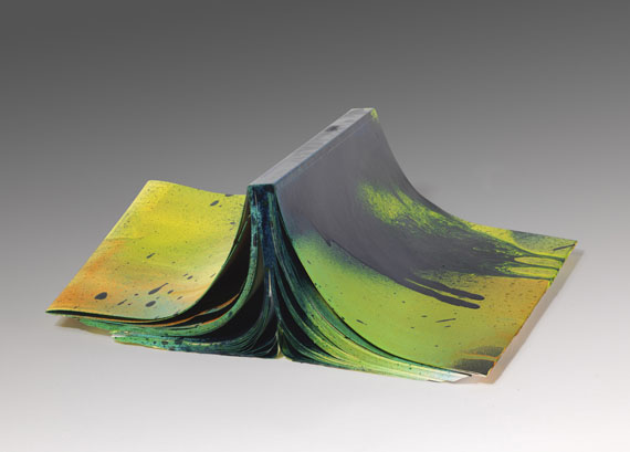 Katharina Grosse - Ohne Titel (bemalte Parkett-Ausgabe) - Weitere Abbildung