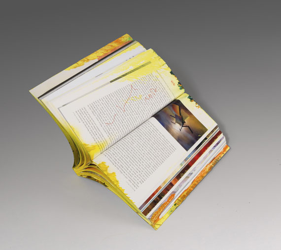 Katharina Grosse - Ohne Titel (bemalte Parkett-Ausgabe) - Weitere Abbildung