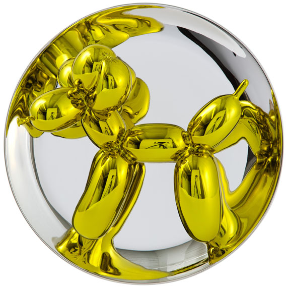 Jeff Koons - Balloon Dogs - Yellow, Magenta, Orange