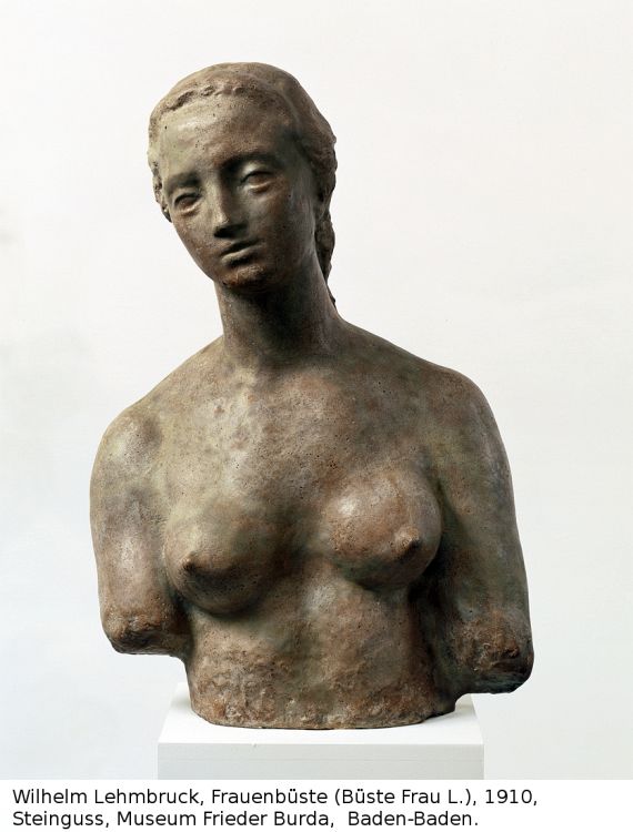 Wilhelm Lehmbruck - Gebeugter weiblicher Torso - Weitere Abbildung