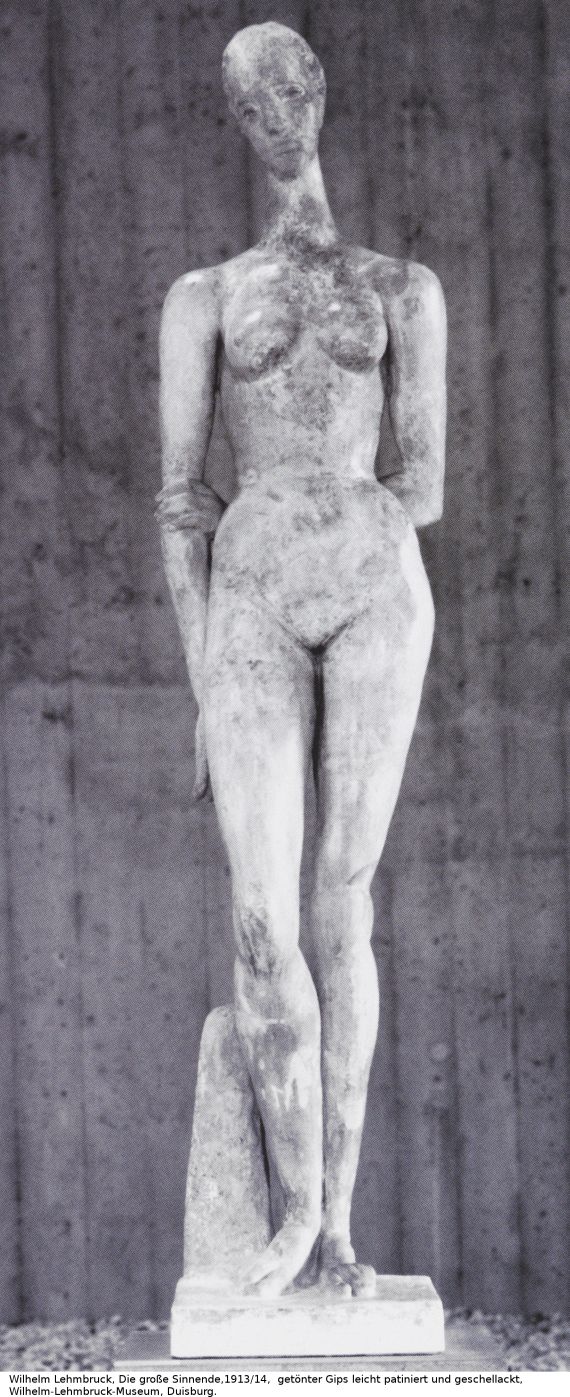 Wilhelm Lehmbruck - Gebeugter weiblicher Torso - Weitere Abbildung