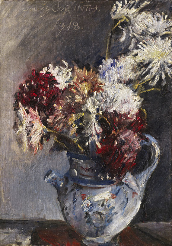 Lovis Corinth - Chrysanthemen im Krug - Weitere Abbildung