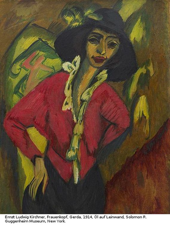 Ernst Ludwig Kirchner - Selbstporträt mit Gerda (Mann und Sitzende im Atelier) - Weitere Abbildung