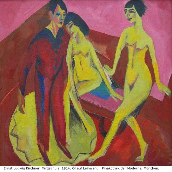 Ernst Ludwig Kirchner - Selbstporträt mit Gerda (Mann und Sitzende im Atelier) - Weitere Abbildung