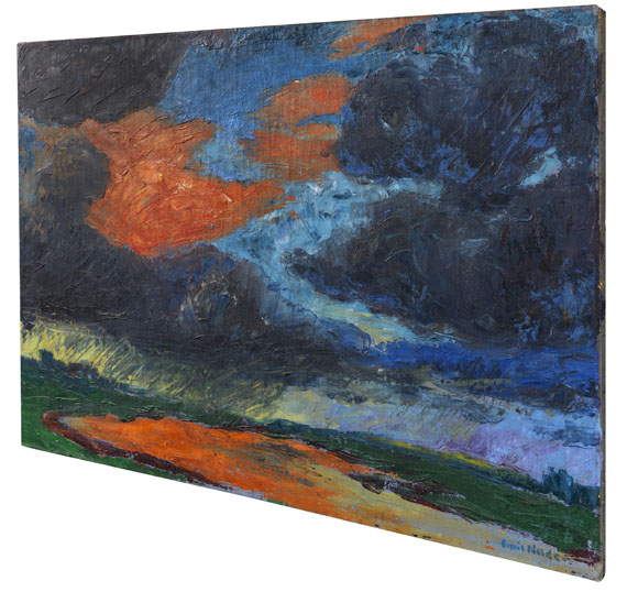 Emil Nolde - Herbstwolken, Friesland - Weitere Abbildung