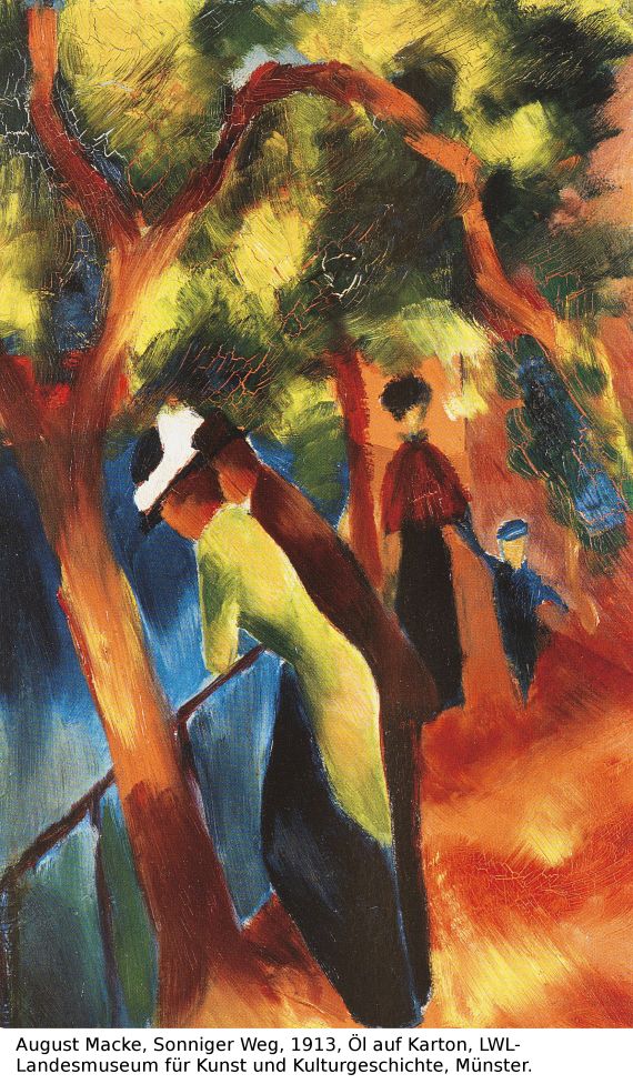 August Macke - Begrüssung (Thunersee) - Weitere Abbildung